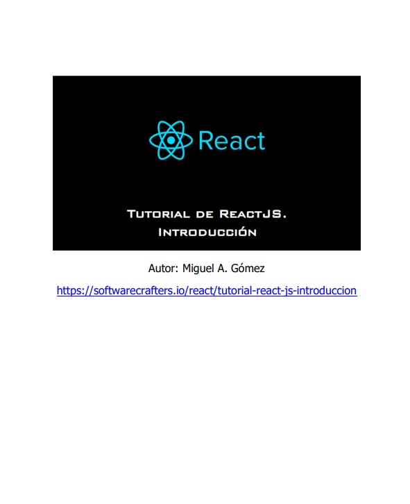 Tutorial de ReactJS, Introducción