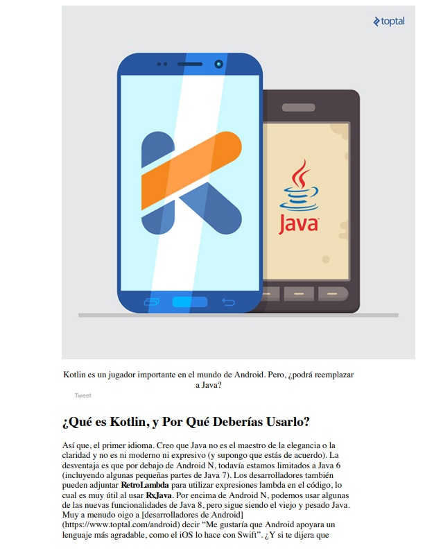 Introducción a Kotlin: Programación de Android