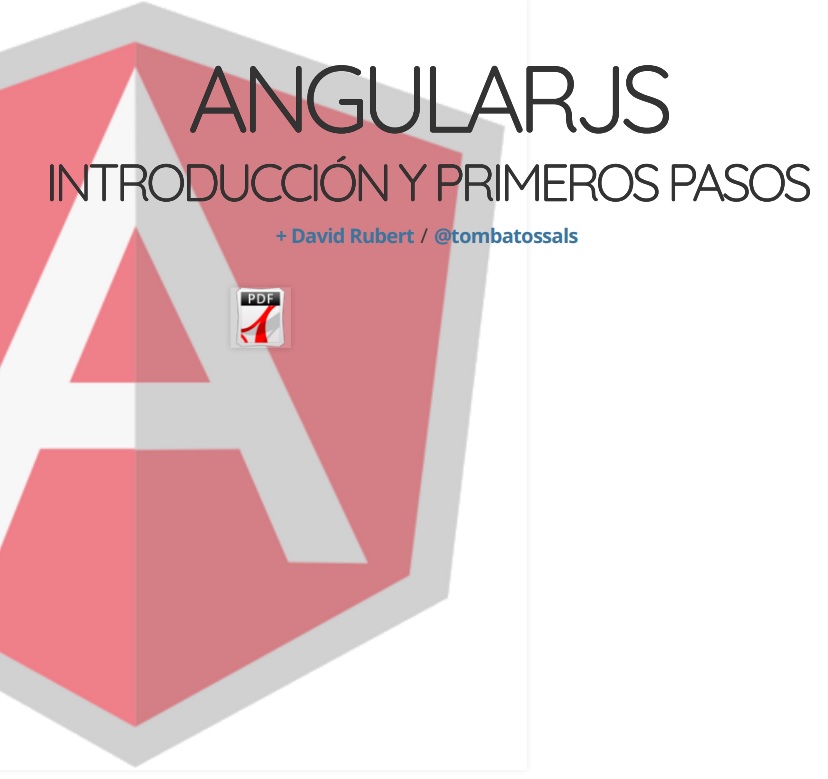 AngularJS, Introducción y primeros pasos